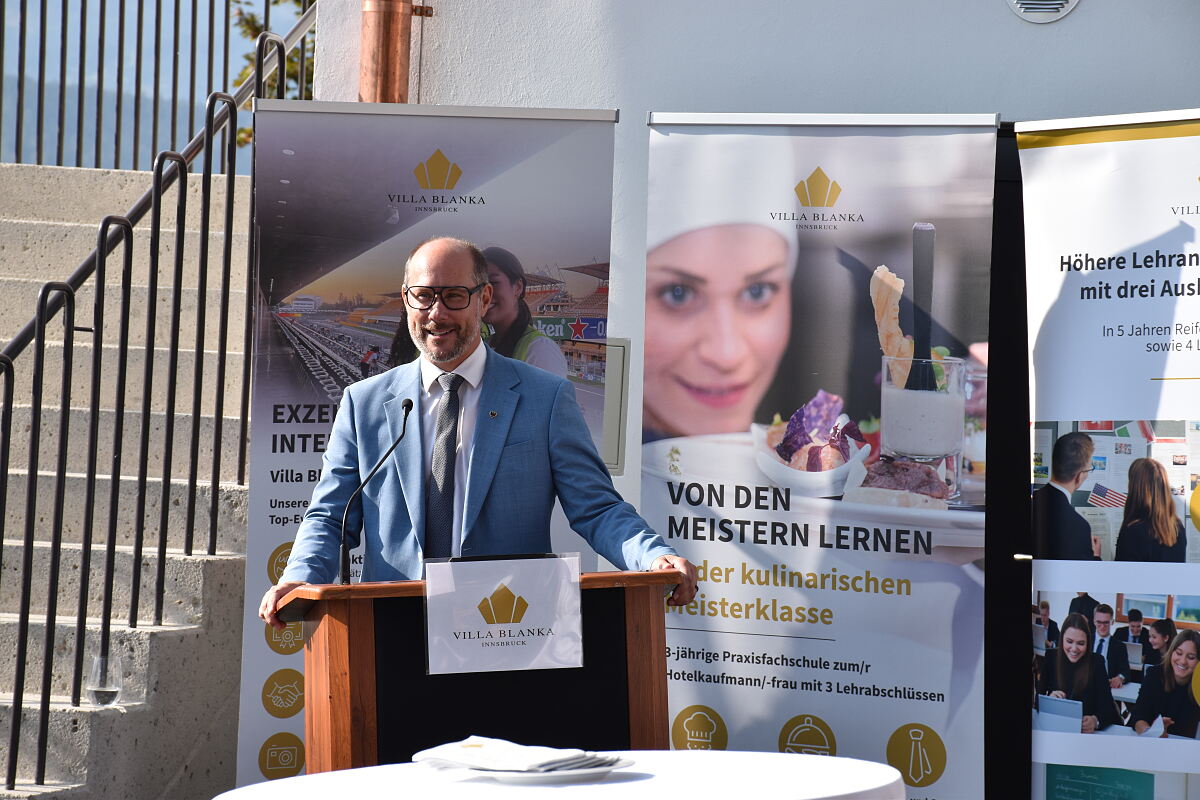 Villa Blanka: Eröffnung Wohncampus 3 – Landesrat Gerber