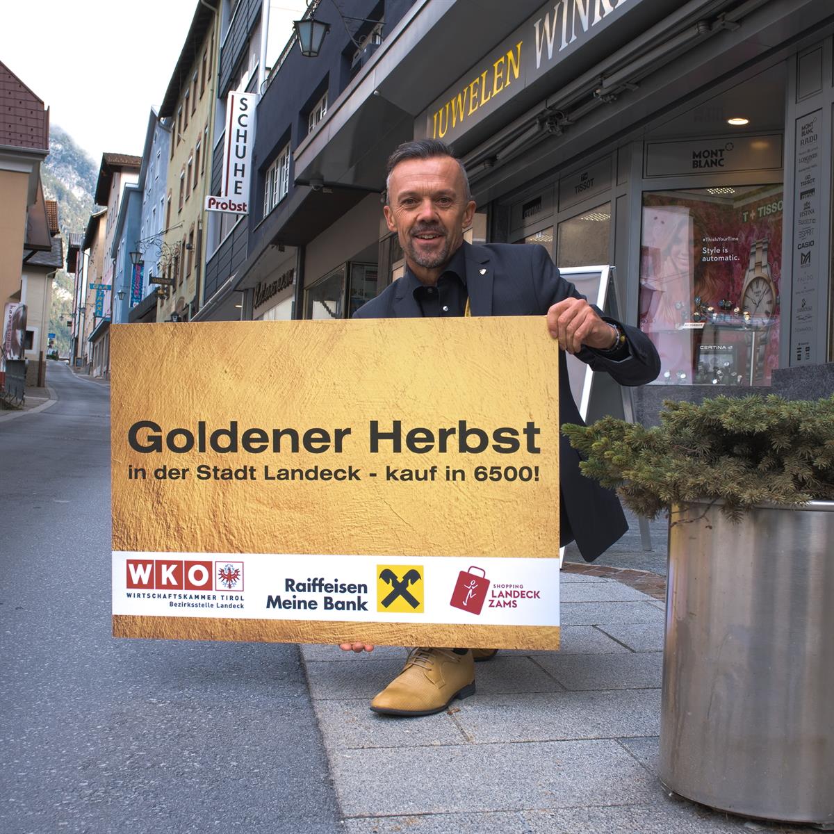 WK-Bezirksstellenleiter Otmar Ladner ist begeistert von der Aktion.