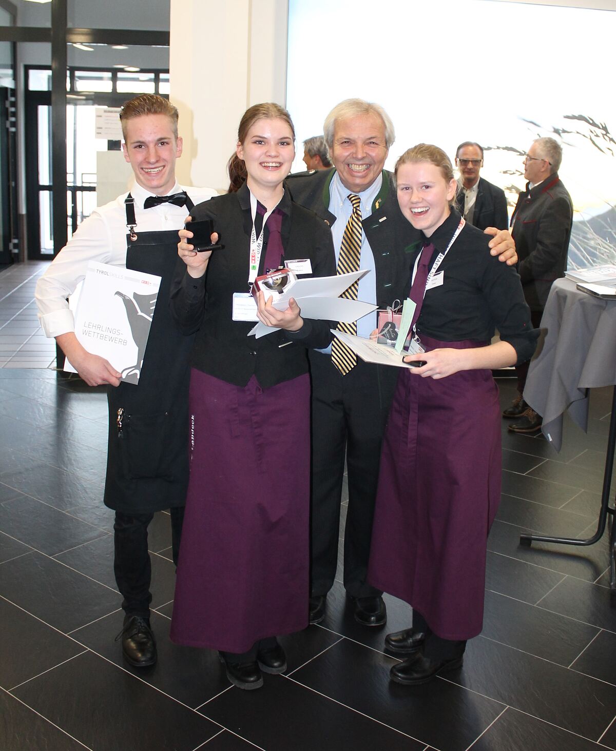 Angehende Restaurantfachfrauen und -männer