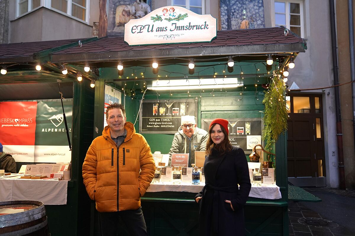 EPU-Stand am Christkindlmarkt