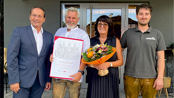 60-jähriges Firmenjubiläum bei Malermeister Millinger in Fieberbrunn