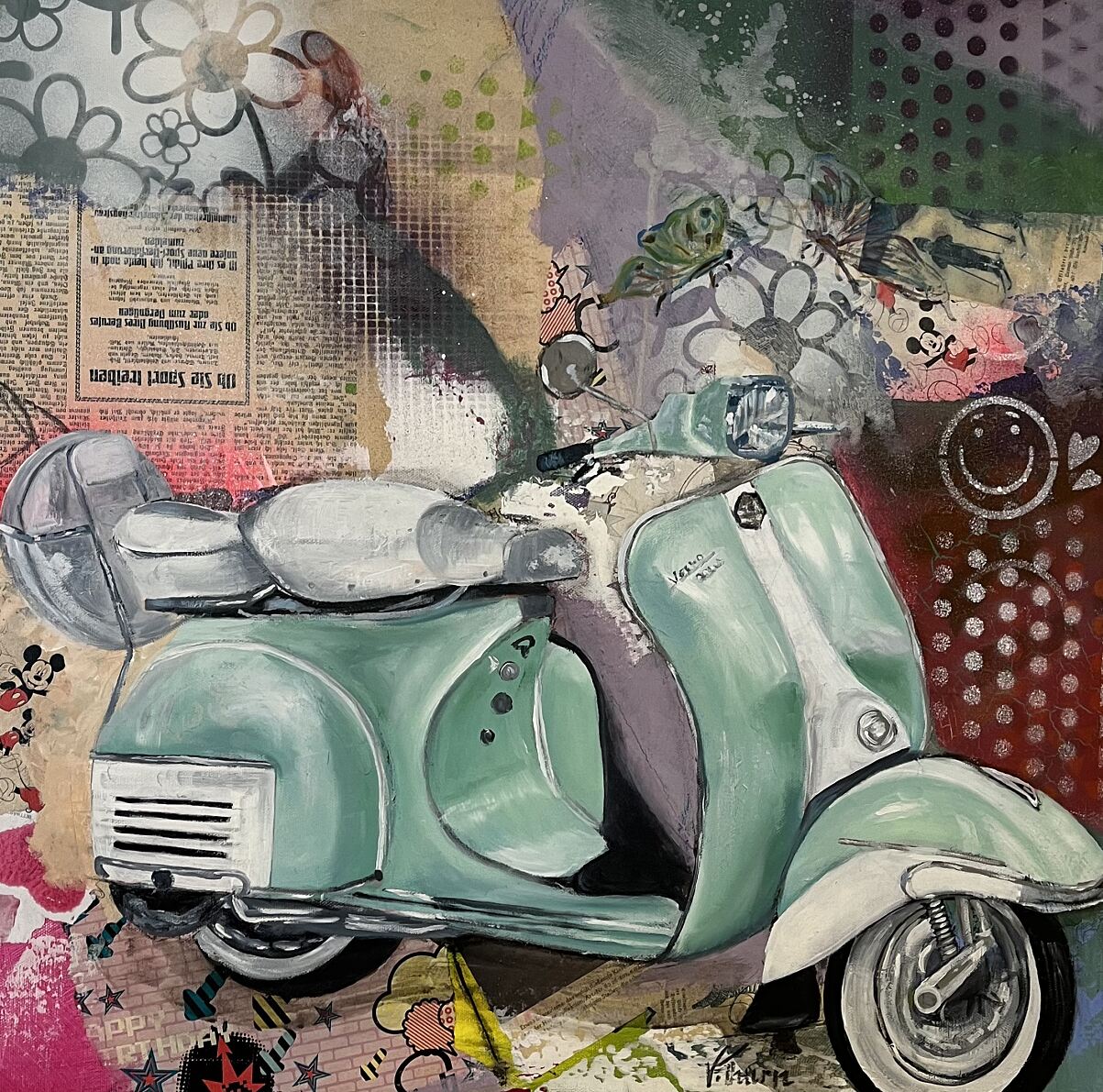 „Die gute alte Vespa“