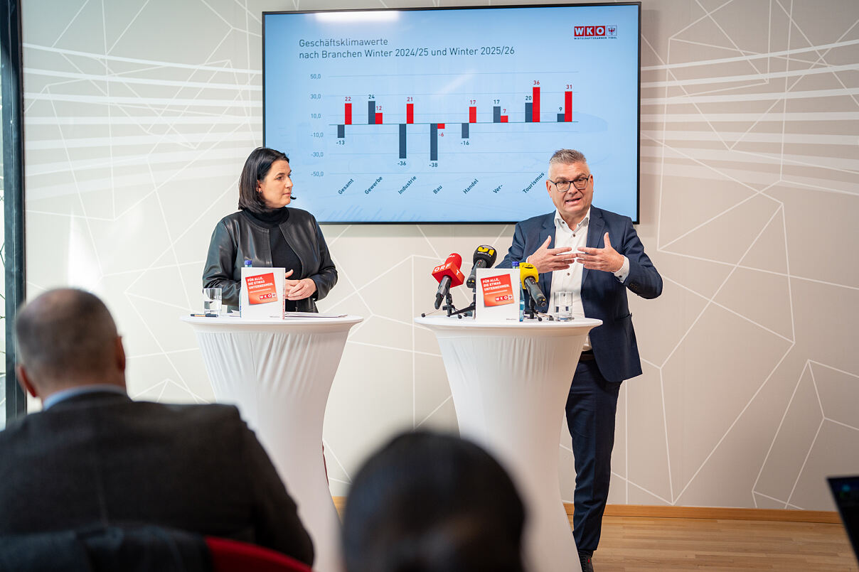 TOP Tirol Konjunkturbarometer, Winter 2026